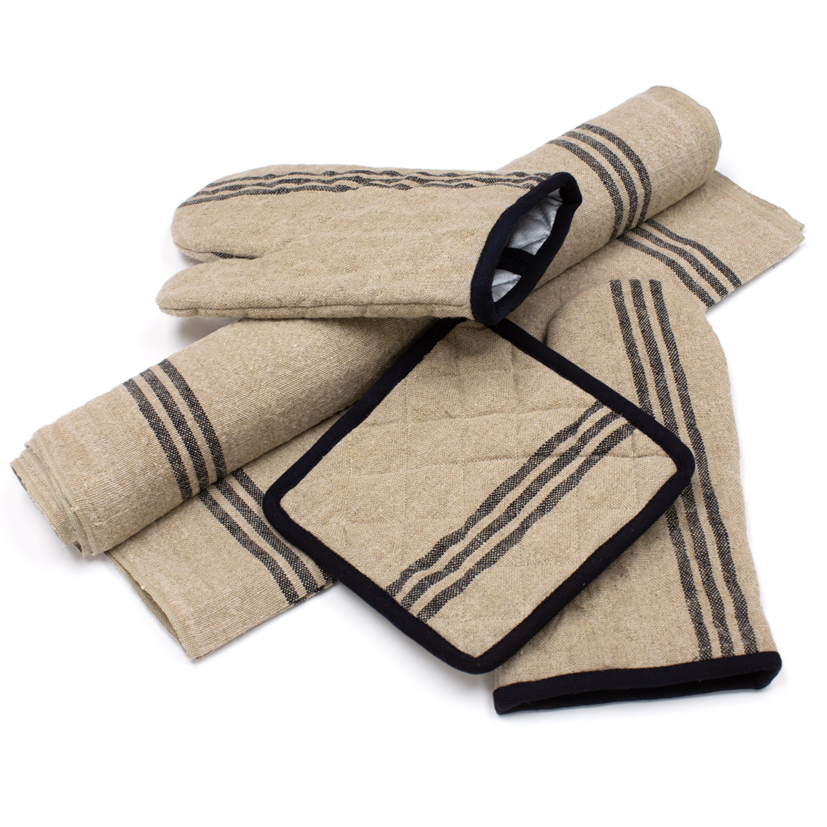 Country Stripe Oven Mitts