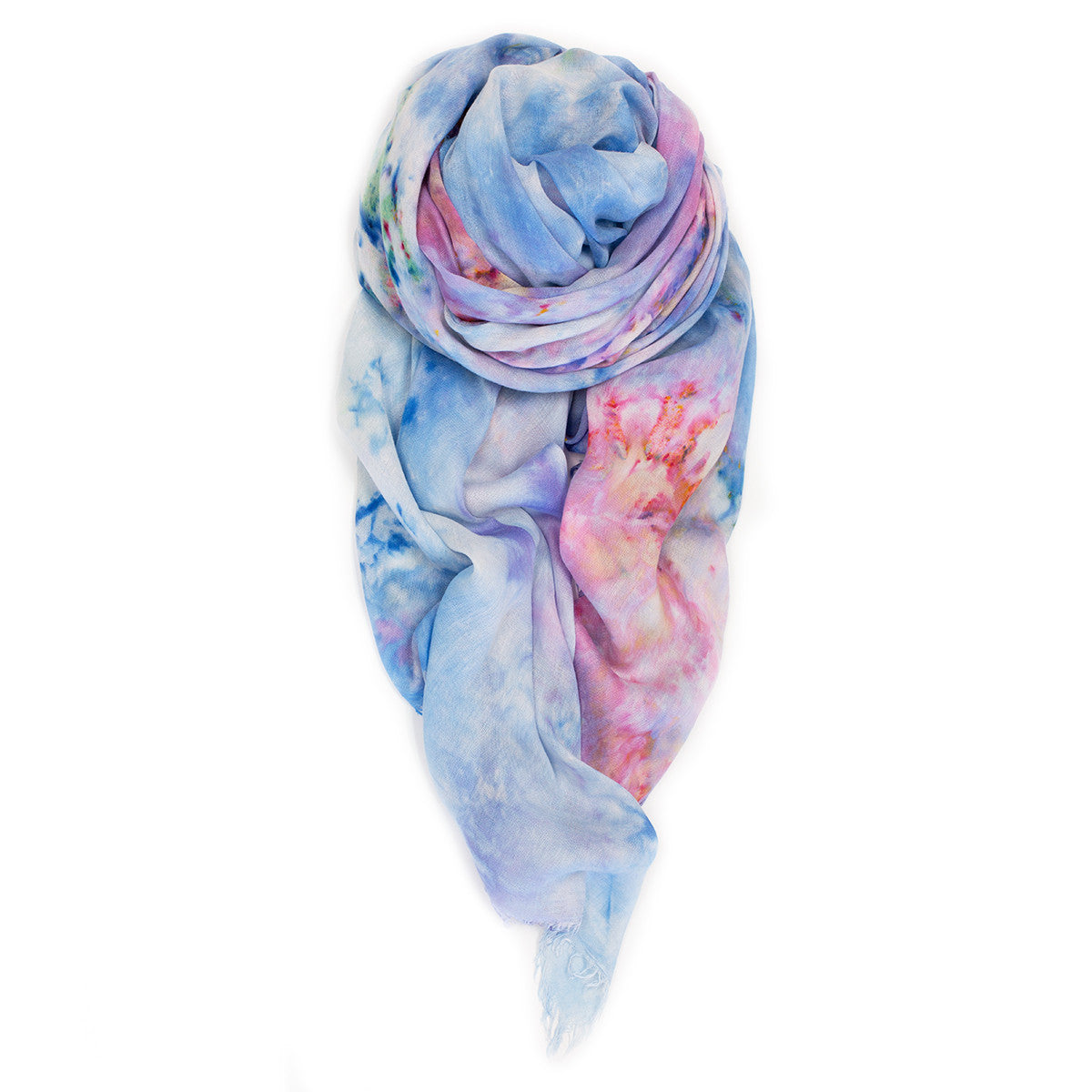 Gouache Scarf Serenity Rose Quartz